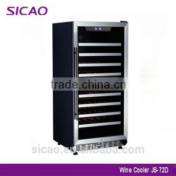 240 Litres 72 bottle beech shelf wine cooler wine chiller