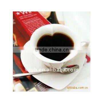 Heart Shaped White Coffee Mug