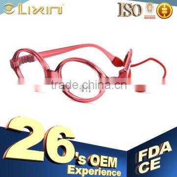 Children's optical spectacle frame belt rope glasses