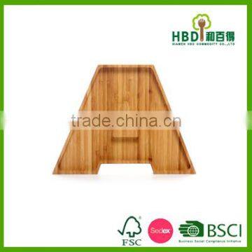Hot New Products for 2016 Letter Bamboo Snack Tray Wholesale photo-5