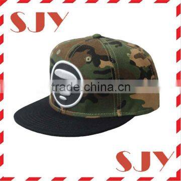 Hot sale trendy design custom snapback camouflage cap