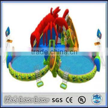 Inflatable Aquatic Water Park Games For Ground