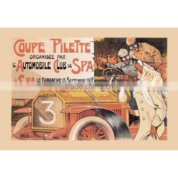 Coupe Pilette 12x18 Giclee on canvas