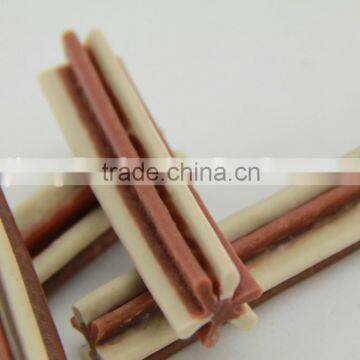 chicken breast (two-tone straight hexagonal natural dog chews)