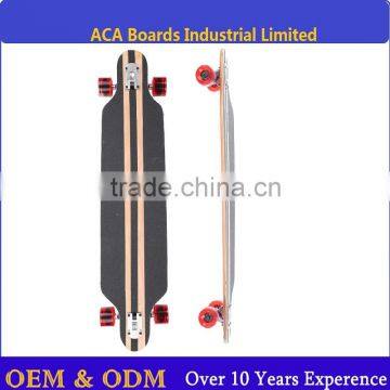 Drop Down 9" x 41" LED drop downhill longboard skateboard