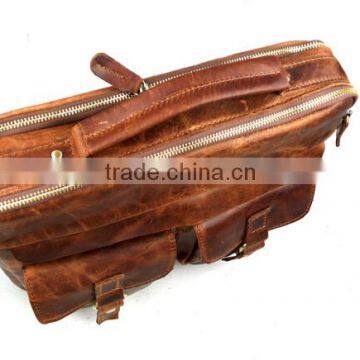 2016 Cowhide Leather Shoulder Bags for Men photo-2