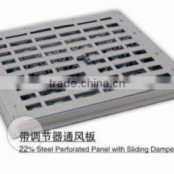 Steel perforated panel