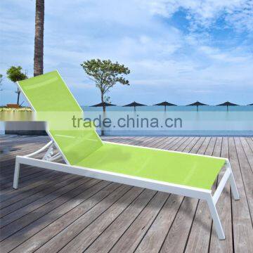 Aluminum beach sun lounge chair