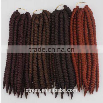 2x Crochet Interlocking Havana Mambo Twist Braids With Synthetic Hair 12 Inch&14inch photo-6