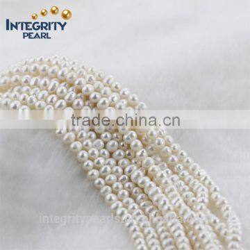 7mm A grade potato middium quality cheap whoslesale price freshwater pearl string