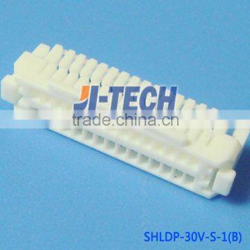 1.0mm pitch electronic wire to board connector SHLD series JST 30 pin connector SHLDP-30V-S-1(B) housing dual row