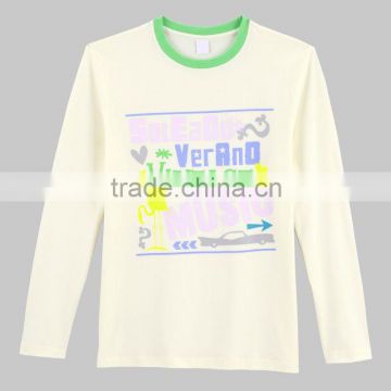 Boys and Childrens Long Sleeve Printing T-shirt