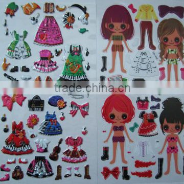 dress sticker ,clothing accessories stickers