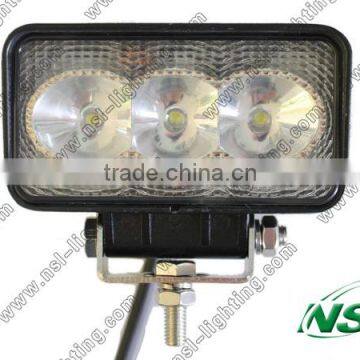 9W off-road SQUARE Epistar LED driving Light /auto led work light, spot / flood Beam NSL-0903-9W