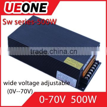 0-72v adjustable 500w switching power supply