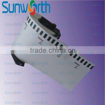 For QL-1050 compatible DK-22243 - 102mm x 30.48m White Continious roll Removable Paper Tape