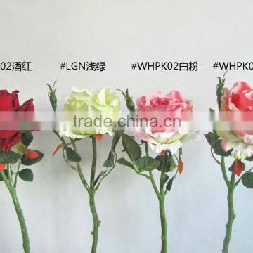 artificial large rose short stem YL640-1