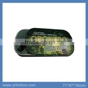 small candy box mint tin box with sliding lids