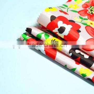 100% polyester oxford fabric with flower print fabric