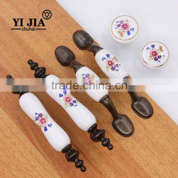 Wooden children wardrobe furniture ceramic handles and knobs