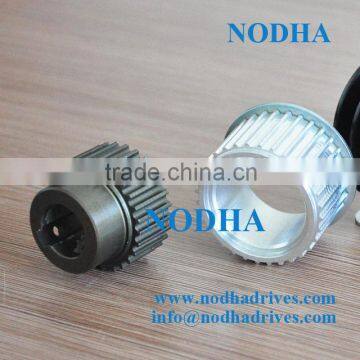 Aluminum timing belt pulleys HTD8M