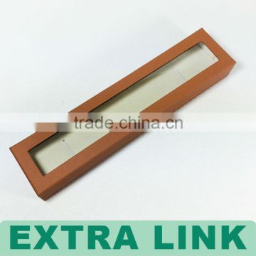 Made In China Eco-Friendly Display Royal Cardboard Paper Clear PVC Window Necklace Jewelry Gift Box