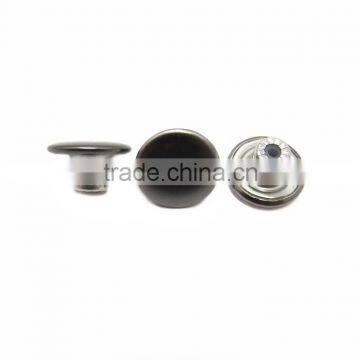 15mm Black Smooth Metal Button For Jean Clothing photo-4