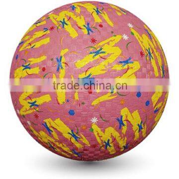 rubber playground ball factory /custom 13 inch playground ball/promotion PG ball