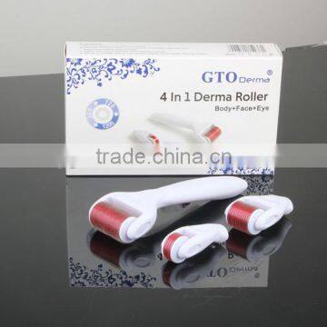 Needle Skin Roller CE FDA ROHS Certification Derma Rolling 0.3mm System Type 4 In 1 Derma Roller Microneedle Face Roller System photo-4