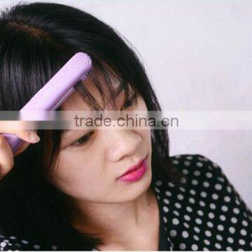 Gold supplier ceramic mini hair straightener and curler