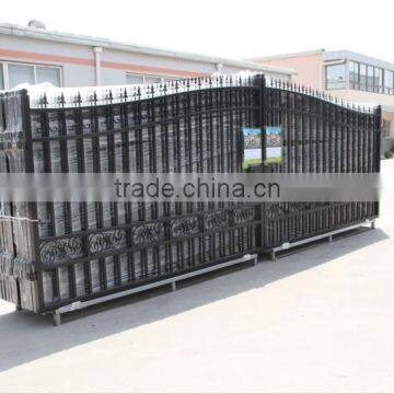 Galvanized Powder Coated Luxury Wrought Iron Gate Design