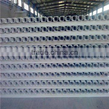 poultry farming equipment chicken cage with PVC feeding trough