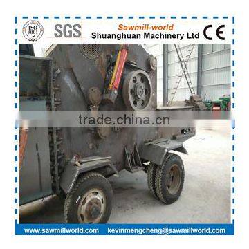 Mobile Diesel Engine Wood Pallet Chipper Machine Shredder