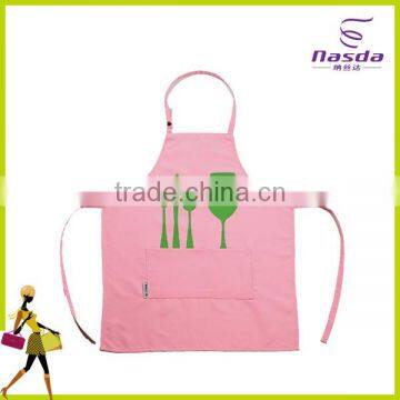 pink non woven apron for cooking womens