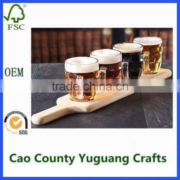 Wooden Beer Tray Wooden Beer Paddle Craft photo-4