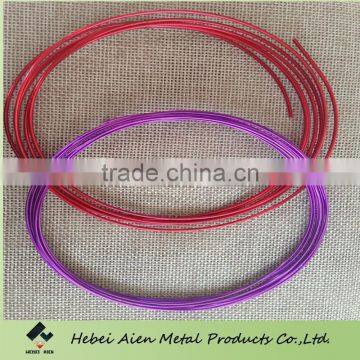 coloured handmade aluminum wire for craft