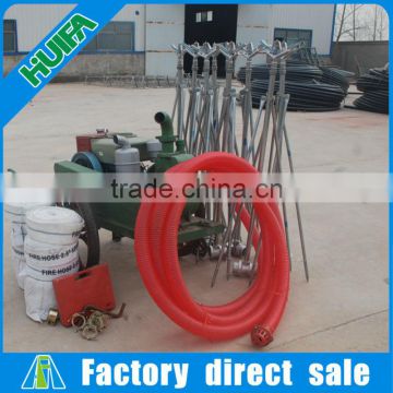 Long distance agricultural irrigation projects with water pump