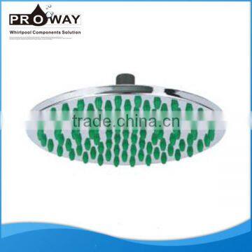 Green Multihole plastic shower head Massage Heated shower head