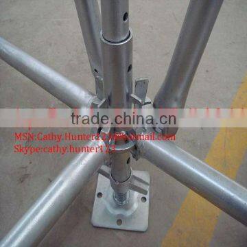 Ringlock scaffolding