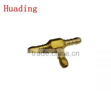 T -type ,brass hose barbed connector