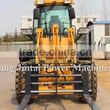 Mini wheel loader ZL16F with CE, with plate fork