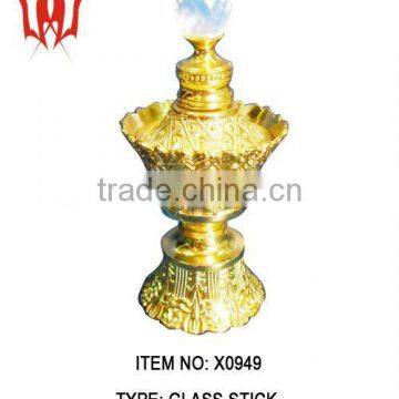 Gloden Alloy Perfume /Essential Oil Arabia Bottles