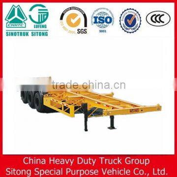 3 Axles 40 Feet Skeleton Semi Trailer For Sale photo-5