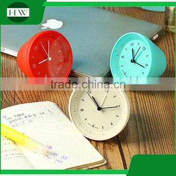 2016 new colorful plastic jelly gravity control mini design clock digital alarm clock