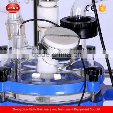 20L Lab Process Double-layer Glass Reactor photo-3