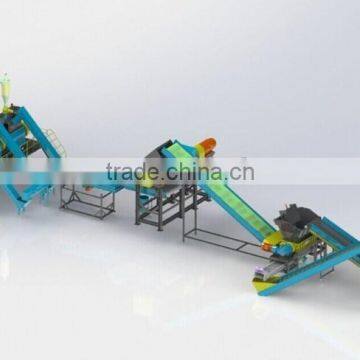 Tire shredder/ recycling machine