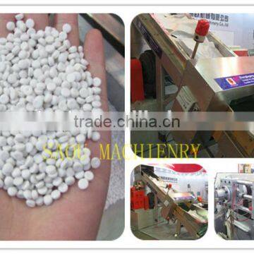 Parallel double-screw granulating machine