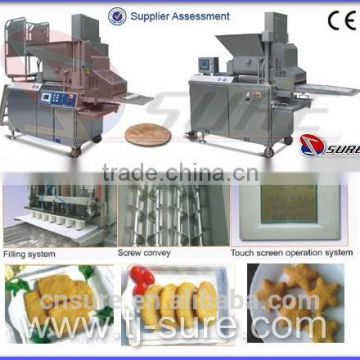 Fish Popcorn Automatic Forming and Coating Processing Line