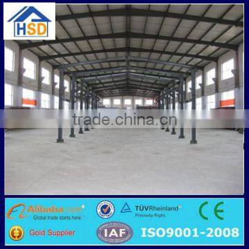 low cost mobile prefab construction structural steel frame warehouse