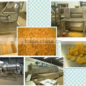 breakfast cereal/corn flakes making machine/corn flakes double-screw bulking machine